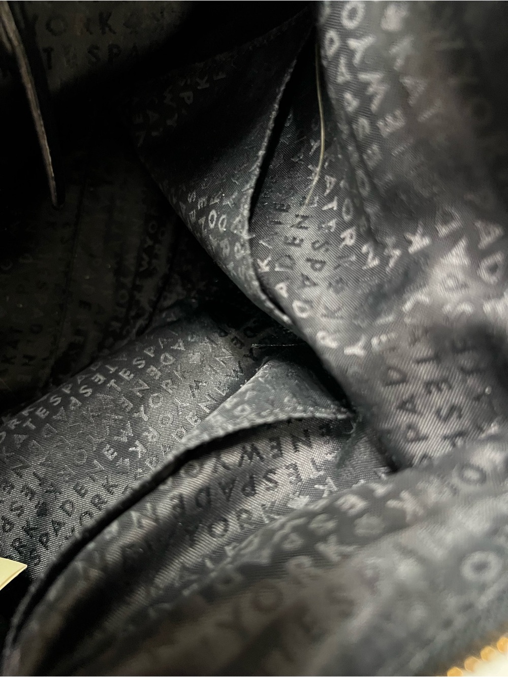 KATE SPADE | BLACK PEBBLED TEXTURED LEATHER HOBO SHOULDER BAG PURSE - Picture 5 of 13